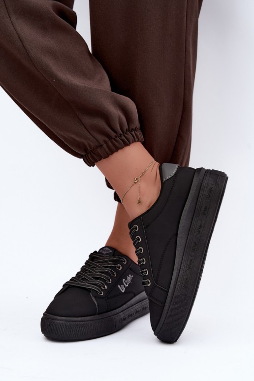 platform casual shoes Lee Cooper LCJ-26-44-4560 in black
