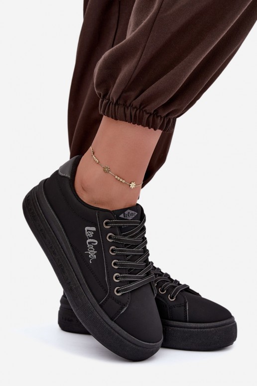 laisvalaikio batai su platforma Lee Cooper LCJ-26-44-4560 juodos spalvos