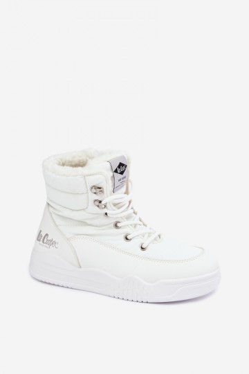 lace-up snow boots Lee Cooper LCJ-44-4563 in white 2