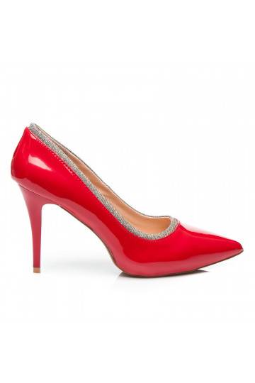 Bateliai - GLOSSY Red 58248R / S1-35P  - 3