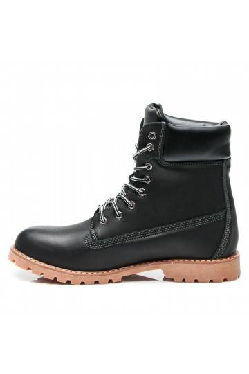 Stylish black ankle boots 0251B / S3-46P 2
