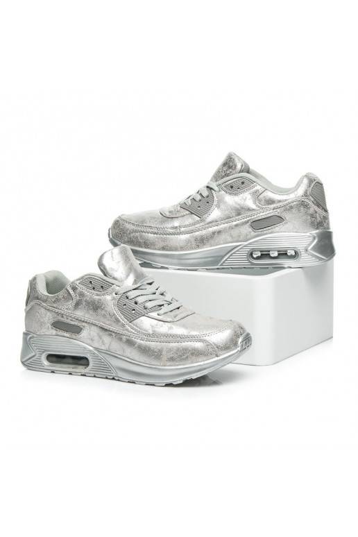Massive silver sports shoes 1-7S