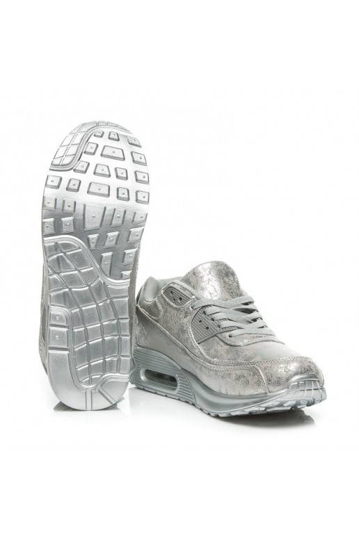 Masywne srebrne buty sportowe 1-7S