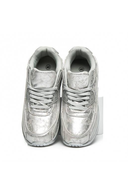 Massive silver sports shoes 1-7S