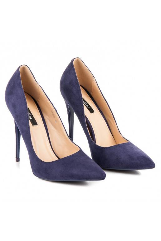 Indigo spalvos aukštakulniai bateliai iš BETLER 5005-33D.PU  - 3 Indigo spalvos aukštakulniai bateliai iš BETLER 5005-33D.PU  - 3