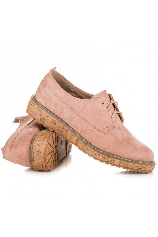 Rausvi pusbačiai VICES kamštiniais padais 7152-20P  - 1