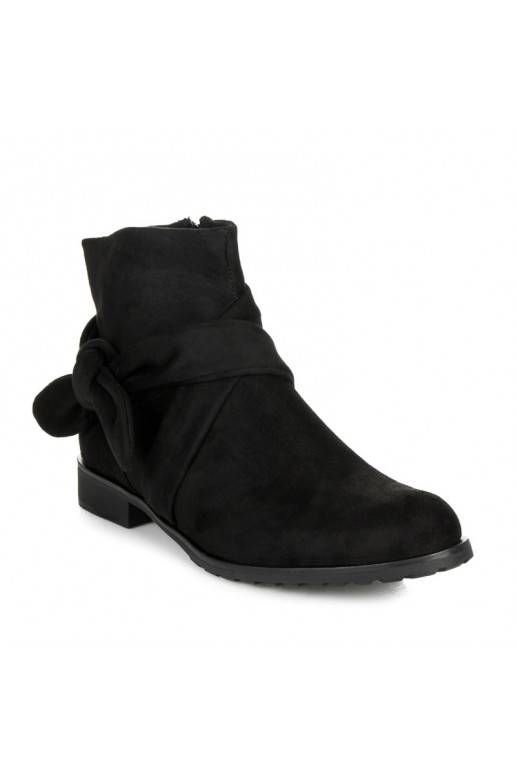 Eko zomšos juodi aulinukai IDEAL SHOES ES8508B