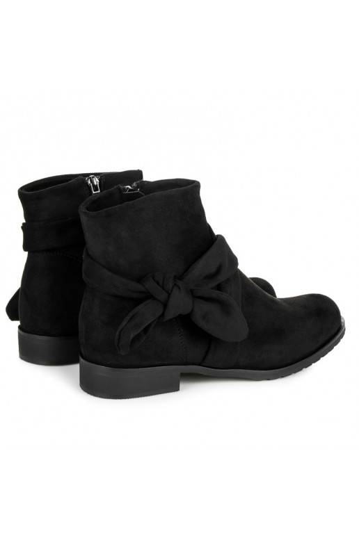 Eko zomšos juodi aulinukai IDEAL SHOES ES8508B
