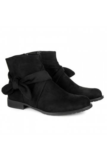 Eko zomšos juodi aulinukai IDEAL SHOES ES8508B