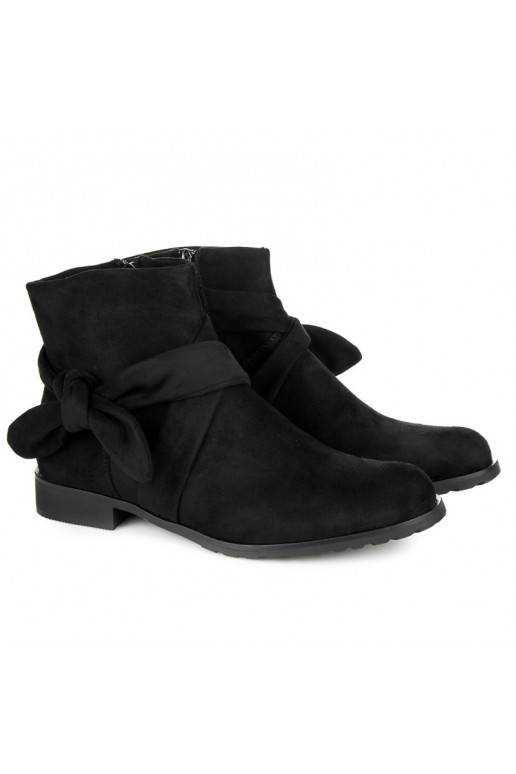 Eko zomšos juodi aulinukai IDEAL SHOES ES8508B