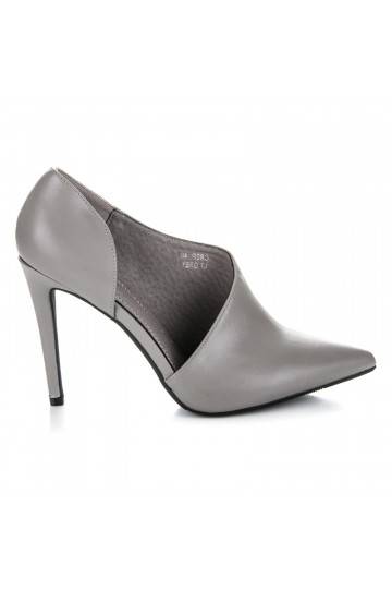 Asimetriški išskirtiniai šviesiai pilki bateliai iš Seastar C82L.G  - 2