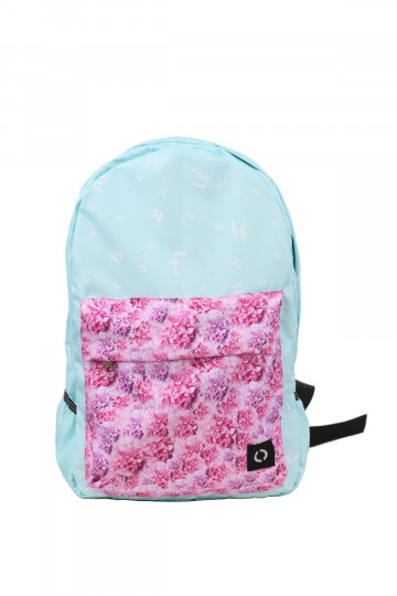 Backpack Lasore Mint Flowers  - 1