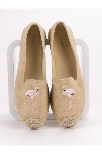 espadrilės su flamingais VICES 1202-14BE 2
