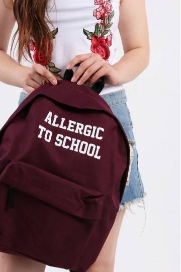 Backpack Allergic to School  - 1