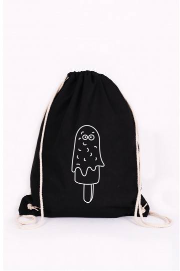 Black kit - Backpack Canvas Icecream  - 1
