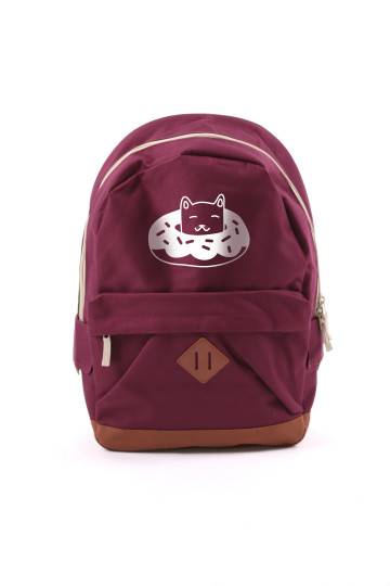 Bordo  Backpack Retro Donut Cat  - 1