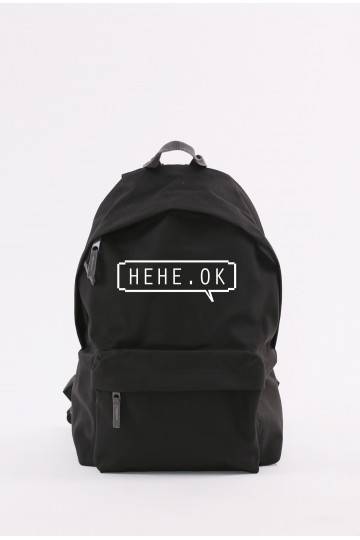Black Backpack Hehe OK  - 1