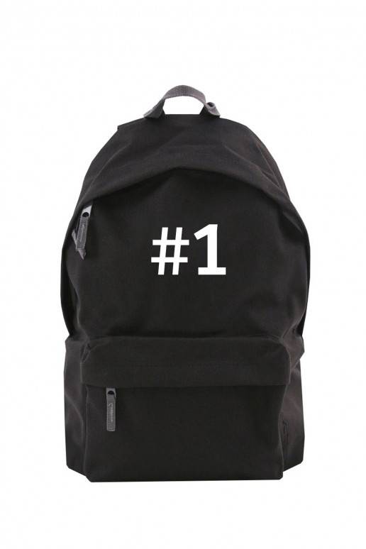 Black  Backpack "Number 1"  - 1