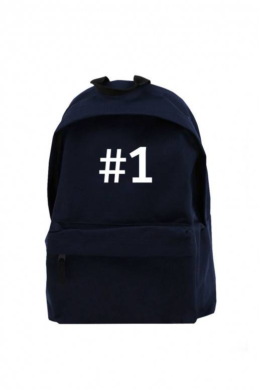 Blue  Backpack "Number 1"  - 1