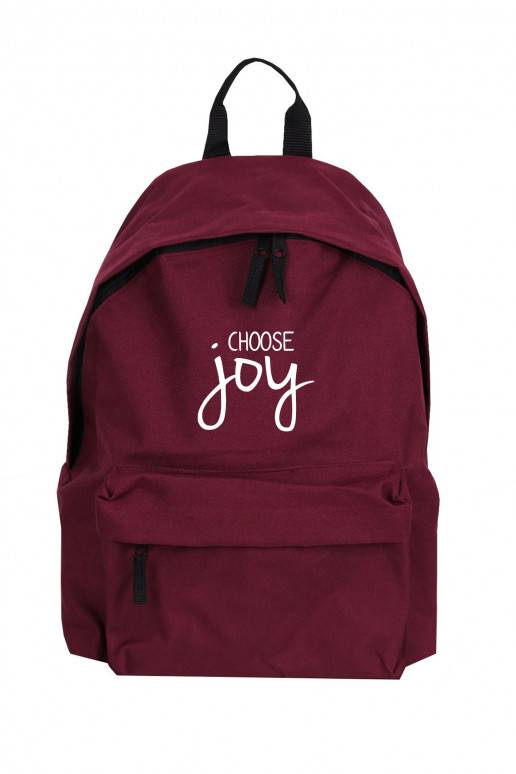 Bordo  Backpack "Choose Joy"  - 1 Bordo  Backpack "Choose Joy"  - 1