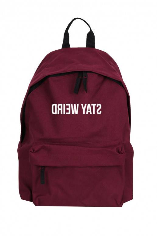Bordo  Backpack "Stay Weird"  - 1 Bordo  Backpack "Stay Weird"  - 1