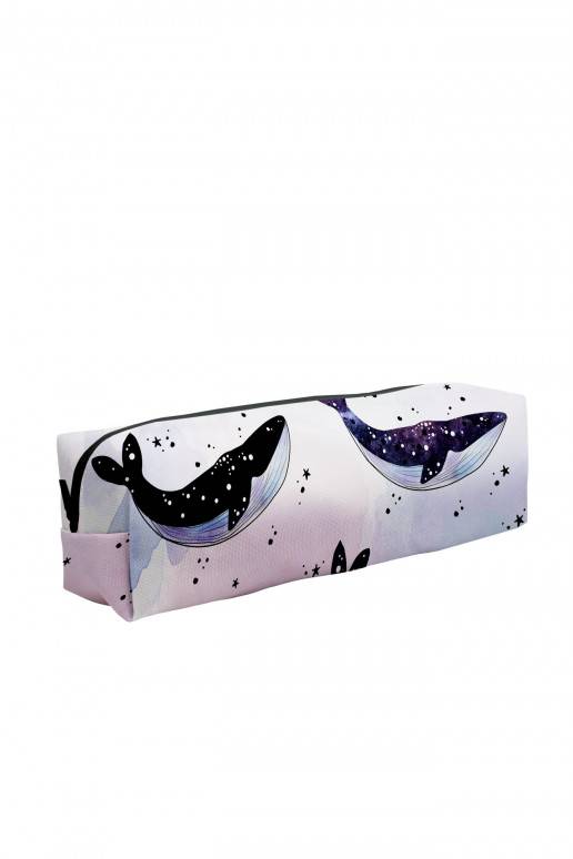 Full Print Pencil Case Whales  - 1