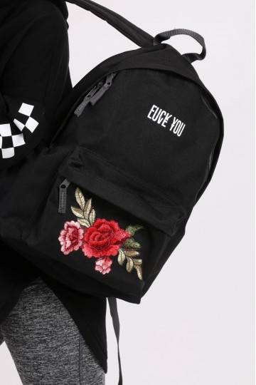 black Backpack "Love"  - 1