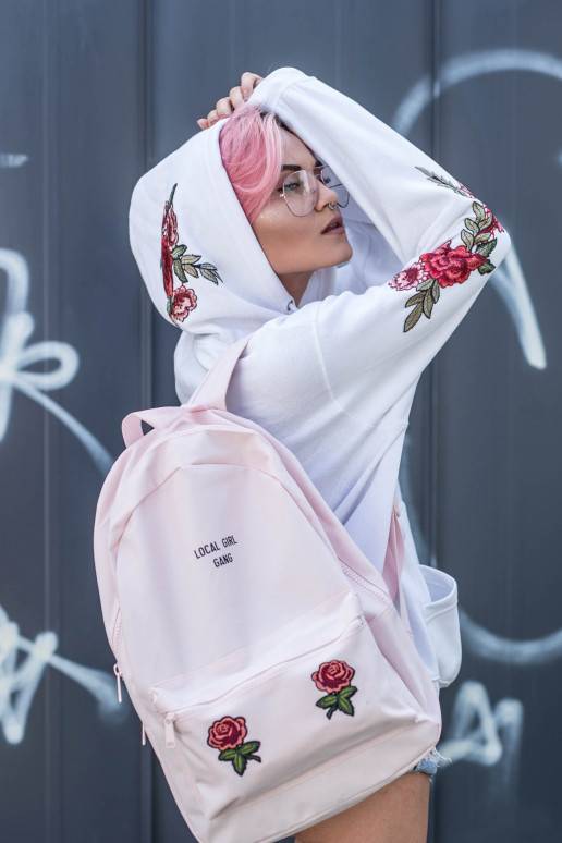 Pink Backpack Essential Local Girl Gang Patch  - 1