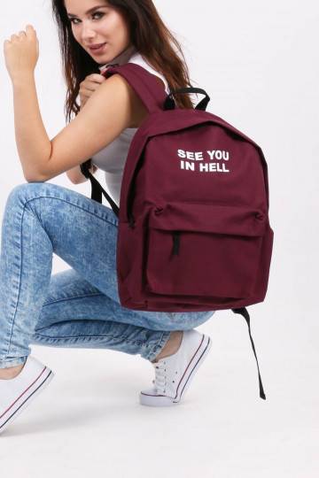 Backpack See you in hell  - 1