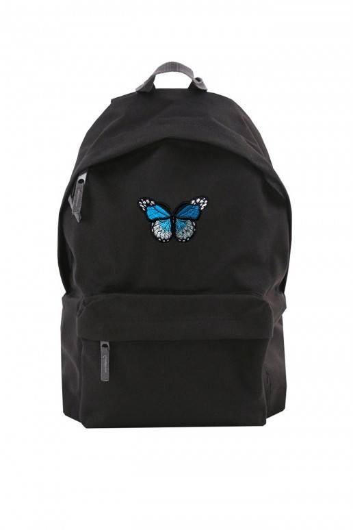 Backpack Simple Blue Butterfly Patch  - 1