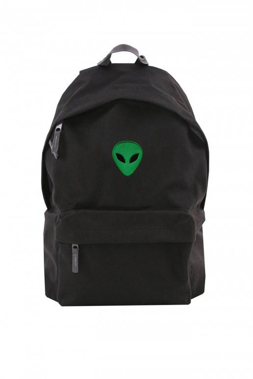 Backpack Simple Green Alien Patch  - 1