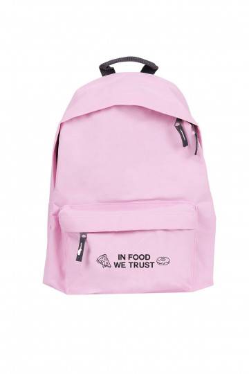 Backpack Simple In food we trust  - 1