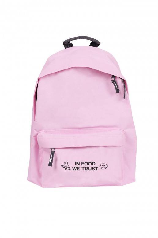 Backpack Simple In food we trust  - 1