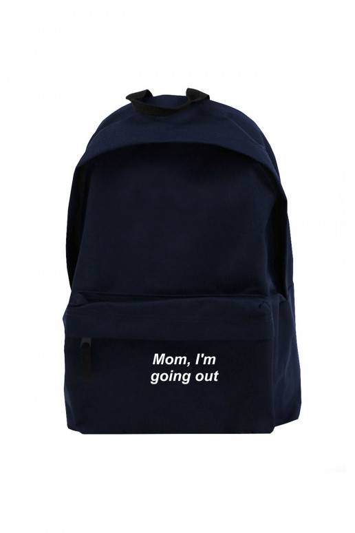 Backpack Simple Mom I'm going out  - 1 Backpack Simple Mom I'm going out  - 1