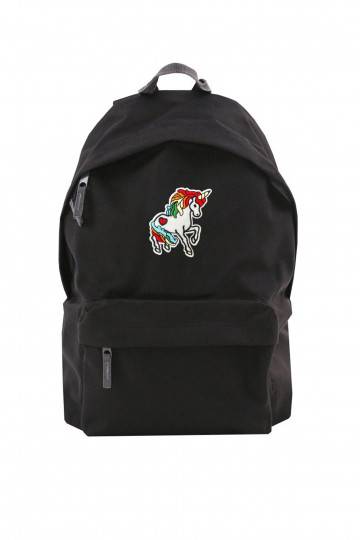Backpack Simple White Unicorn  - 1
