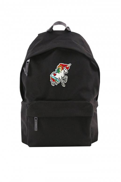 Backpack Simple White Unicorn  - 1 Backpack Simple White Unicorn  - 1