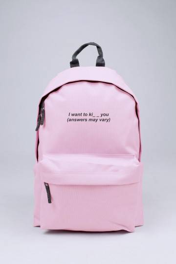 Backpack Simple Kiss you kill you  - 1