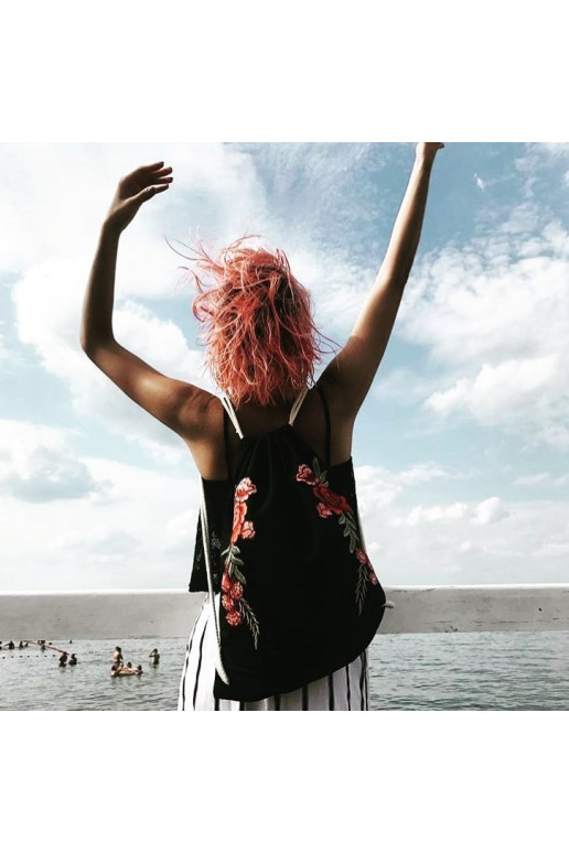 Kit Bag Canvas Big Roses  - 5