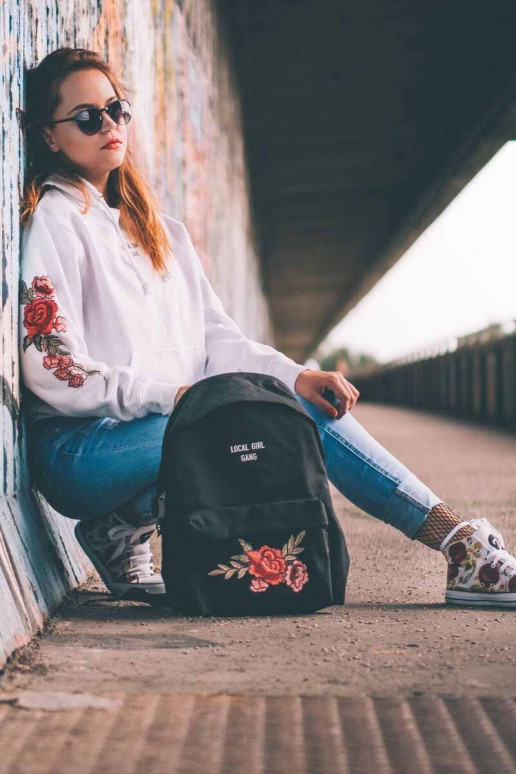 Backpack Local Girl Gang Flower Patch  - 4 Backpack Local Girl Gang Flower Patch  - 4