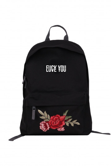 black Backpack "Love"  - 1 2