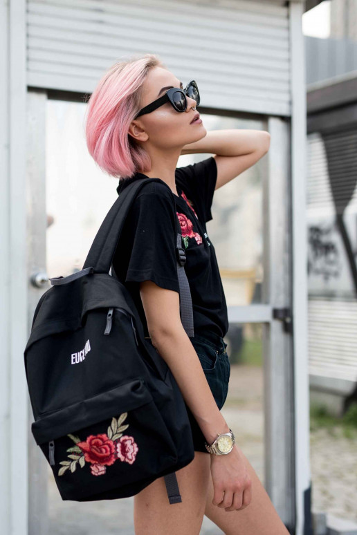 black Backpack "Love"  - 4 black Backpack "Love"  - 4