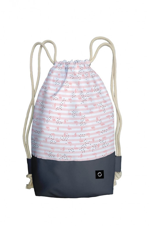 Maišelis - kuprinė Premium Flamingo  - 5 Maišelis - kuprinė Premium Flamingo  - 5