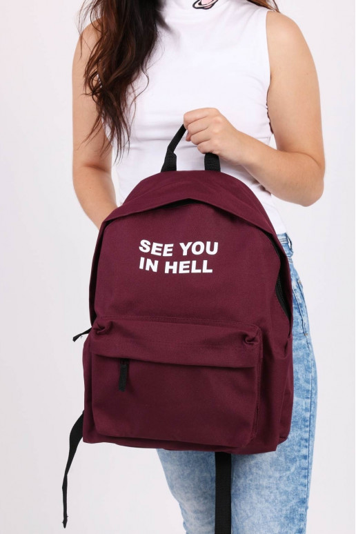 Backpack See you in hell  - 5 Backpack See you in hell  - 5