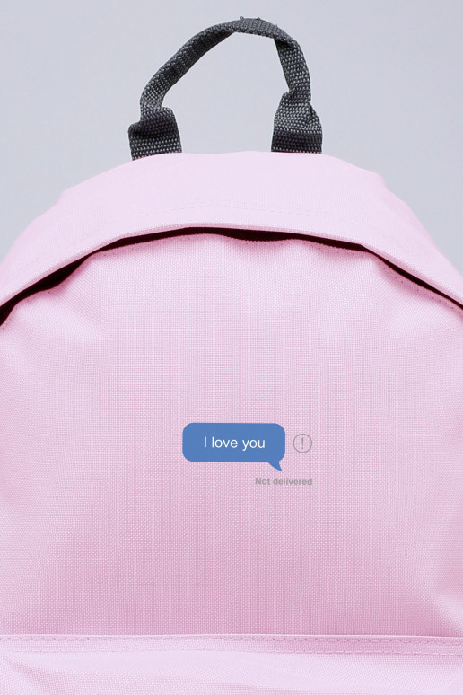 Backpack Simple I love you  - 4 Backpack Simple I love you  - 4