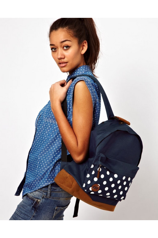 Backpack Polka Navy  - 3 Backpack Polka Navy  - 3