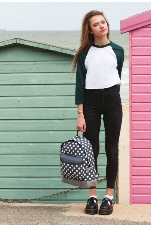 Kuprinė All Polka Grey White Limited  - 2 Kuprinė All Polka Grey White Limited  - 2