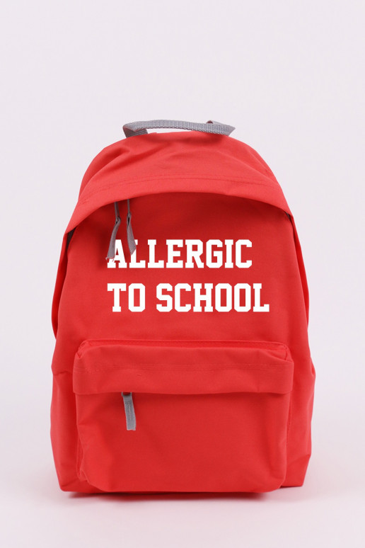 Backpack Allergic to School  - 1 Backpack Allergic to School  - 1