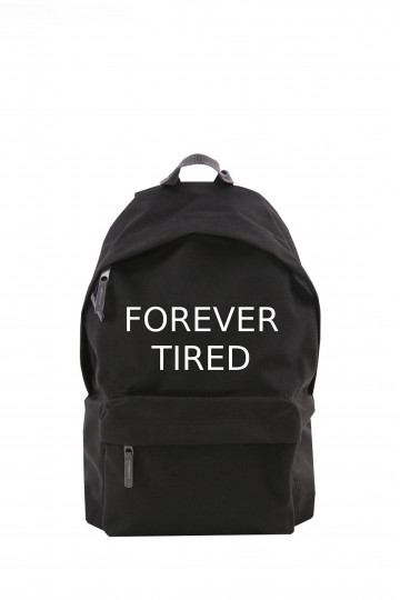 Black  Backpack "Forever tired"  - 1