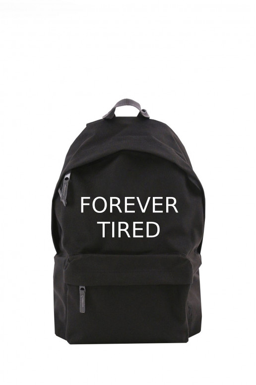 Black  Backpack "Forever tired"  - 1 Black  Backpack "Forever tired"  - 1