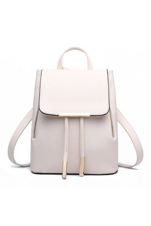 Dramblio kaulo spalvos kuprinė "Classy"  - 2 Dramblio kaulo spalvos kuprinė "Classy"  - 2